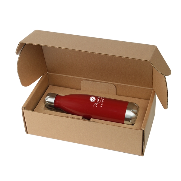 17 Oz Cascade Insulated Stainless Steel Bottle with Gift Box - 17 Oz Cascade Insulated Stainless Steel Bottle with Gift Box - Image 1 of 16