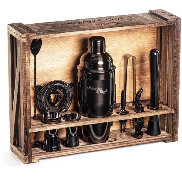 11-Piece Cocktail Bar Set (Stainless Steel) - 11-Piece Cocktail Bar Set (Stainless Steel) - Image 2 of 5