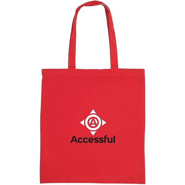 Negozio Colored Cotton Tote - Negozio Colored Cotton Tote - Image 4 of 4