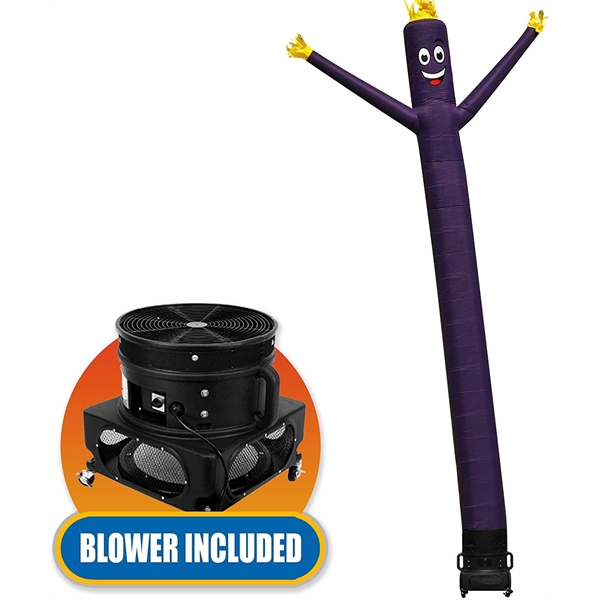 20ft Tall Inflatable Tube Man Complete Set with 1 HP Blower - 20ft Tall Inflatable Tube Man Complete Set with 1 HP Blower - Image 3 of 9