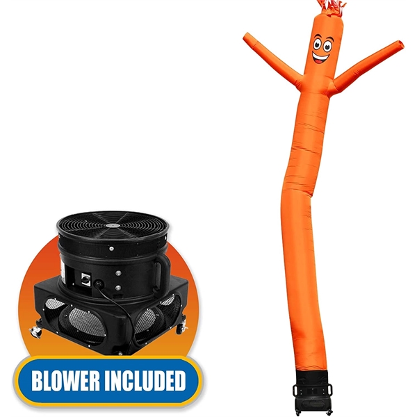 20ft Tall Inflatable Tube Man Complete Set with 1 HP Blower - 20ft Tall Inflatable Tube Man Complete Set with 1 HP Blower - Image 5 of 9