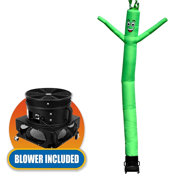 20ft Tall Inflatable Tube Man Complete Set with 1 HP Blower - 20ft Tall Inflatable Tube Man Complete Set with 1 HP Blower - Image 6 of 9
