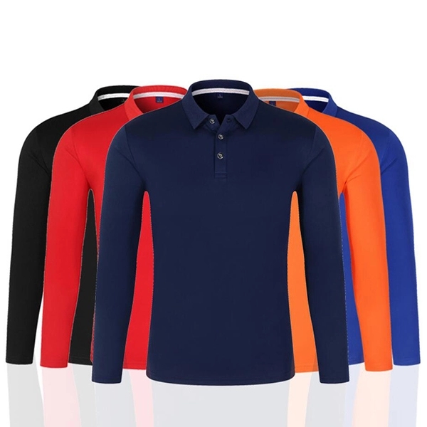 Long Sleeve Polo Shirt - Long Sleeve Polo Shirt - Image 0 of 1