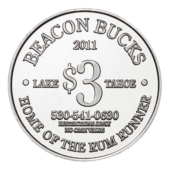Aluminum coin - natural silver color - Aluminum coin - natural silver color - Image 0 of 29
