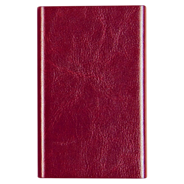 Leatherette Slim Power Bank - Leatherette Slim Power Bank - Image 12 of 12