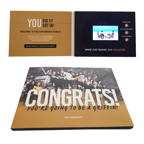 7 Inch Digital LCD Display Video Brochure Gift Box - 7 Inch Digital LCD Display Video Brochure Gift Box - Image 1 of 6