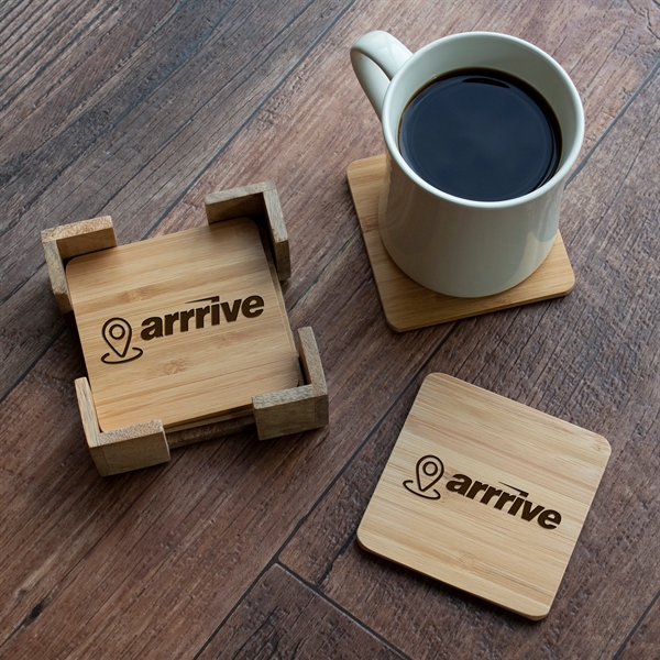 Custom Bamboo Coasters