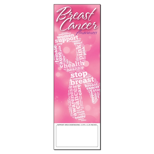 Breast Cancer Awareness Bookmark - Breast Cancer Awareness Bookmark - Image 2 of 2