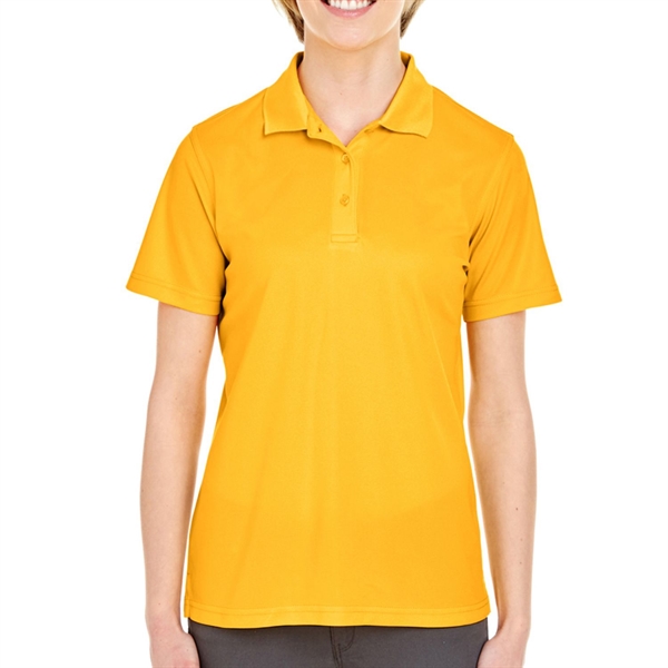 UltraClub 4.4 oz. 100% Polyester Mesh Pique Ladies' Polo - UltraClub 4.4 oz. 100% Polyester Mesh Pique Ladies' Polo - Image 5 of 6
