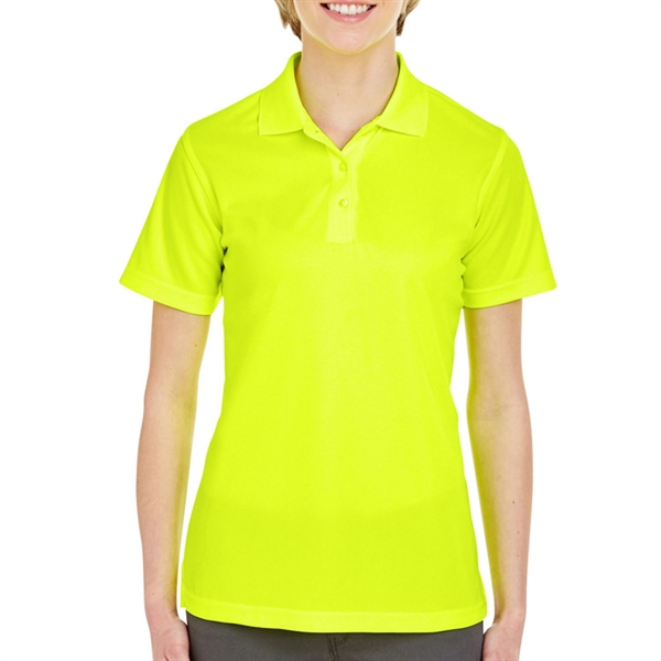 UltraClub 4.4 oz. 100% Polyester Mesh Pique Ladies' Polo - UltraClub 4.4 oz. 100% Polyester Mesh Pique Ladies' Polo - Image 4 of 6