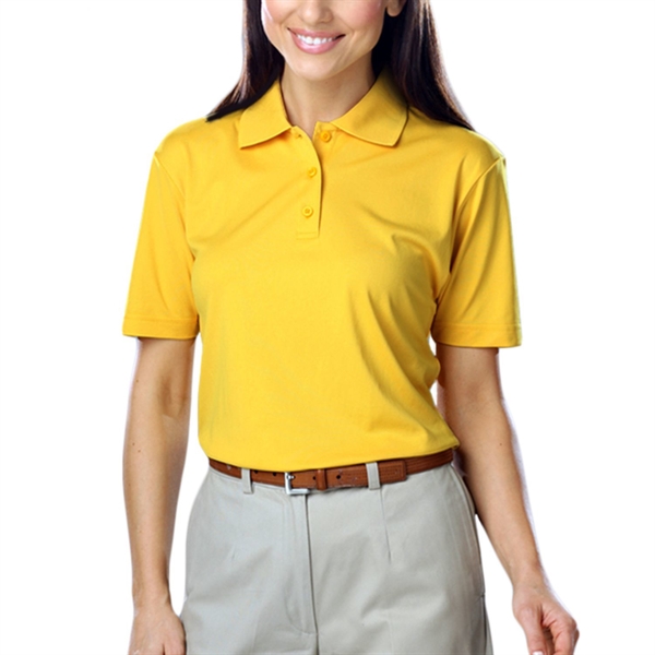 Blue Generation Value 3.8 oz. 100% Polyester Ladies Polo - Blue Generation Value 3.8 oz. 100% Polyester Ladies Polo - Image 2 of 2