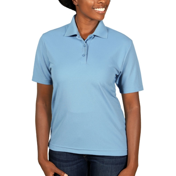 Blue Generation Value 3.8 oz. 100% Polyester Ladies Polo - Blue Generation Value 3.8 oz. 100% Polyester Ladies Polo - Image 1 of 2