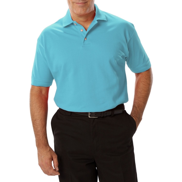 Blue Generation 6.7 oz. 60/ 40 Cotton/ Polyester Mens Polo - Blue Generation 6.7 oz. 60/ 40 Cotton/ Polyester Mens Polo - Image 2 of 3