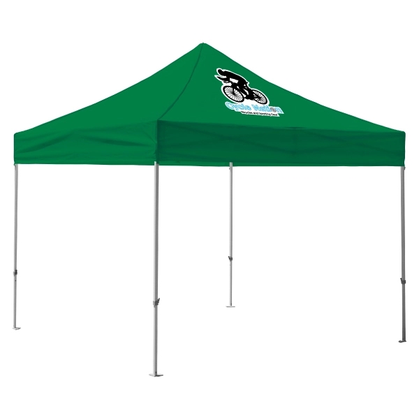 10x10 Custom Canopy (Full Color Logo/1 Location)-ML Aluminum - 10x10 Custom Canopy (Full Color Logo/1 Location)-ML Aluminum - Image 2 of 12