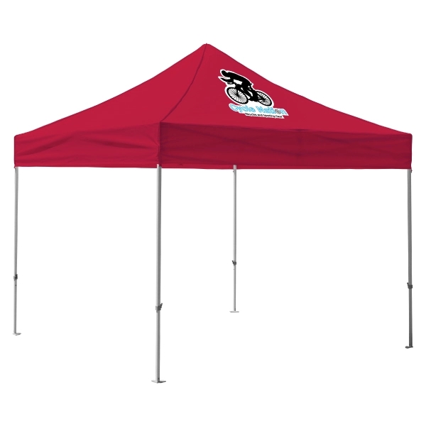 10x10 Custom Canopy (Full Color Logo/1 Location)-ML Aluminum - 10x10 Custom Canopy (Full Color Logo/1 Location)-ML Aluminum - Image 6 of 12