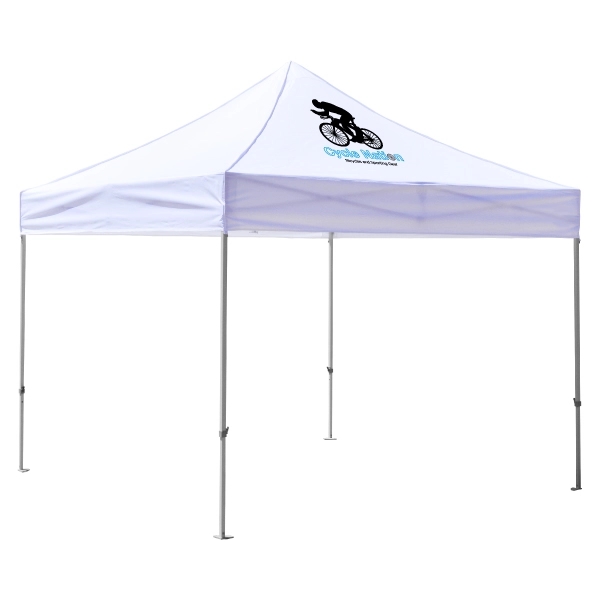 10x10 Custom Canopy (Full Color Logo/1 Location)-ML Aluminum - 10x10 Custom Canopy (Full Color Logo/1 Location)-ML Aluminum - Image 10 of 12
