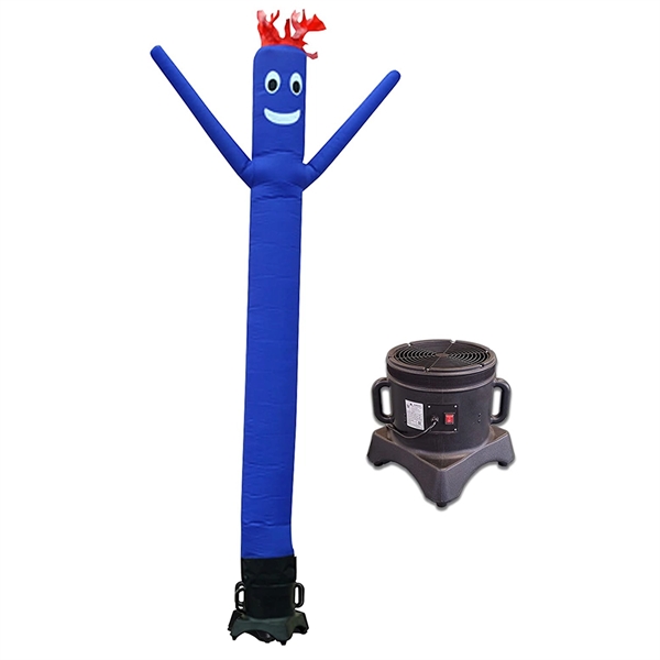 10ft Tall Inflatable Tube Man Complete Set with 1 HP Blower - 10ft Tall Inflatable Tube Man Complete Set with 1 HP Blower - Image 12 of 15