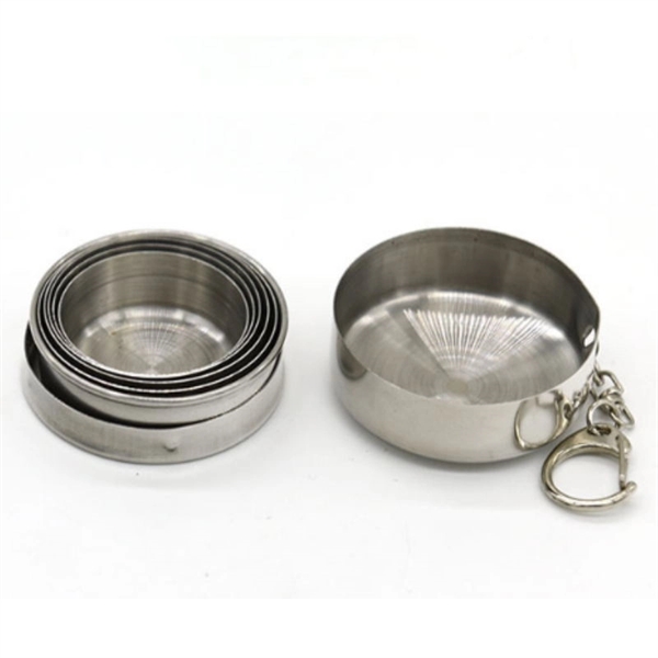 Stainless Steel Collapsible Cup Wine Glass - Stainless Steel Collapsible Cup Wine Glass - Image 2 of 3