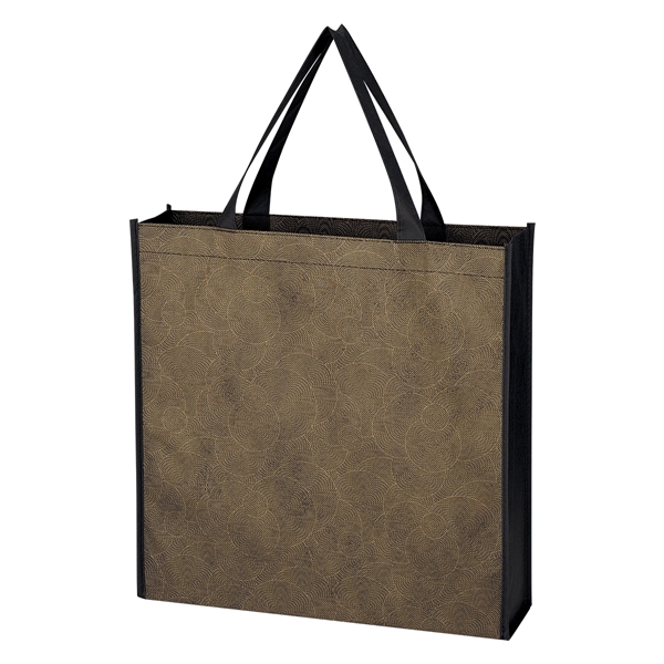 Silver Swirls Non-Woven Tote Bag - Silver Swirls Non-Woven Tote Bag - Image 10 of 13