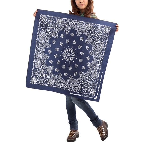 Grande Paisley Bandana - USA Made - Grande Paisley Bandana - USA Made - Image 4 of 4