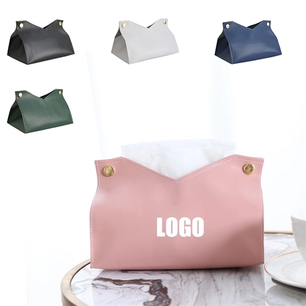 PU Leather Paper Facial Tissue Box Cover Holder - PU Leather Paper Facial Tissue Box Cover Holder - Image 0 of 0