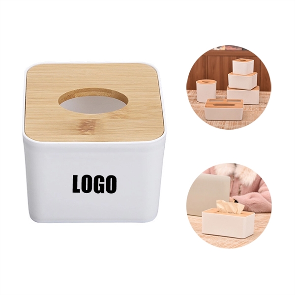 Wood Tissue Square Box Cover for Disposable Paper - Wood Tissue Square Box Cover for Disposable Paper - Image 0 of 0