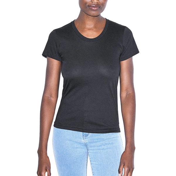 American Apparel 50:50 Combed Cotton/Polyester Ladies Tshirt - American Apparel 50:50 Combed Cotton/Polyester Ladies Tshirt - Image 3 of 16