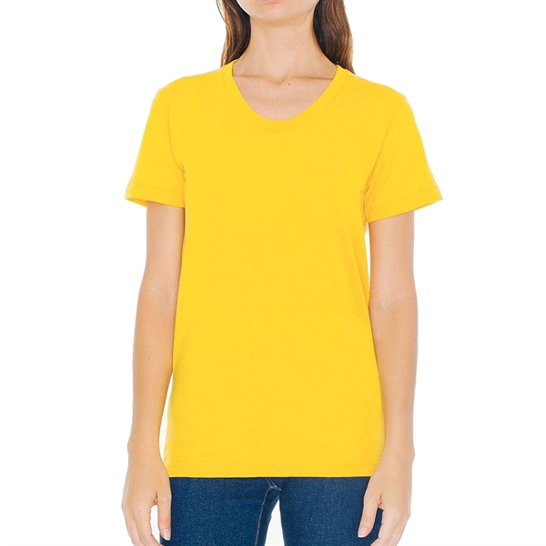 American Apparel 50:50 Combed Cotton/Polyester Ladies Tshirt - American Apparel 50:50 Combed Cotton/Polyester Ladies Tshirt - Image 6 of 16