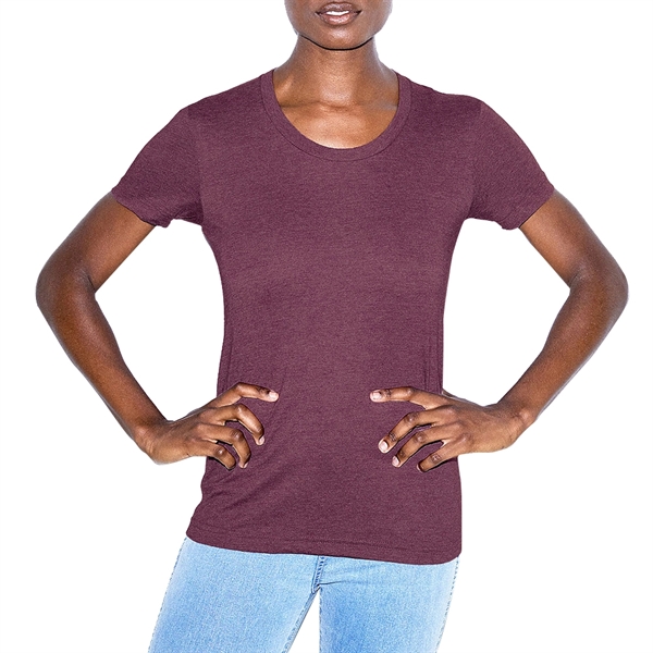 American Apparel 50:50 Combed Cotton/Polyester Ladies Tshirt - American Apparel 50:50 Combed Cotton/Polyester Ladies Tshirt - Image 10 of 16