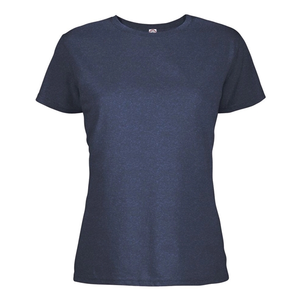 Delta 4.3 oz/ 146 GSM, 100% Cotton Soft Spun Ladies' Tees - Delta 4.3 oz/ 146 GSM, 100% Cotton Soft Spun Ladies' Tees - Image 6 of 17