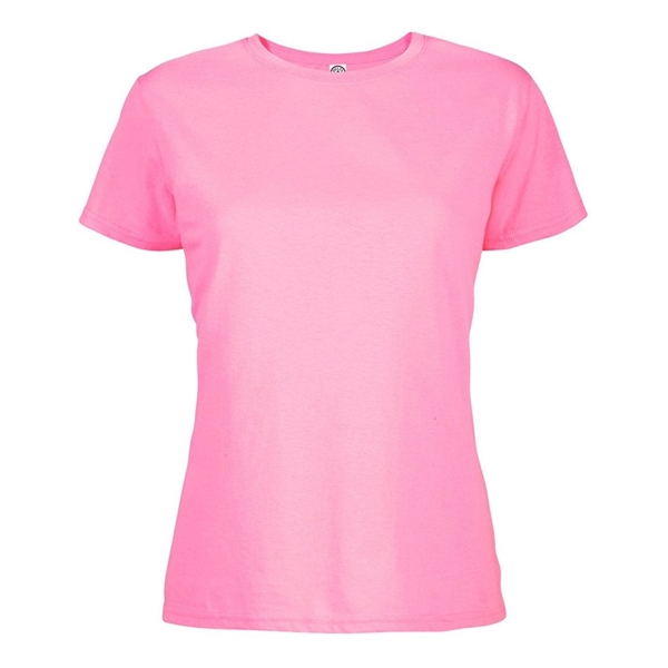 Delta 4.3 oz/ 146 GSM, 100% Cotton Soft Spun Ladies' Tees - Delta 4.3 oz/ 146 GSM, 100% Cotton Soft Spun Ladies' Tees - Image 10 of 17