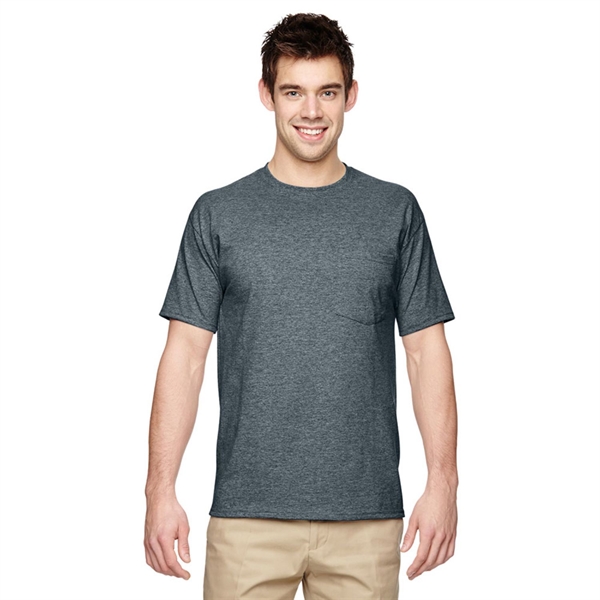 Jerzees 5.6 oz 50:50 Cotton / Polyester T-Shirt w/ Pocket - Jerzees 5.6 oz 50:50 Cotton / Polyester T-Shirt w/ Pocket - Image 17 of 17