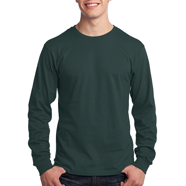 Port & Company 5.4 oz 100% Cotton Long-Sleeve T-Shirt - Port & Company 5.4 oz 100% Cotton Long-Sleeve T-Shirt - Image 5 of 14