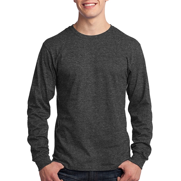 Port & Company 5.4 oz 100% Cotton Long-Sleeve T-Shirt - Port & Company 5.4 oz 100% Cotton Long-Sleeve T-Shirt - Image 6 of 14