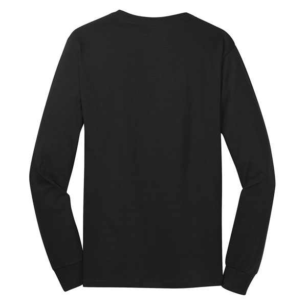 Port & Company 5.4 oz 100% Cotton Long-Sleeve T-Shirt - Port & Company 5.4 oz 100% Cotton Long-Sleeve T-Shirt - Image 8 of 14