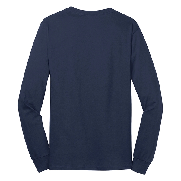 Port & Company 5.4 oz 100% Cotton Long-Sleeve T-Shirt - Port & Company 5.4 oz 100% Cotton Long-Sleeve T-Shirt - Image 11 of 14