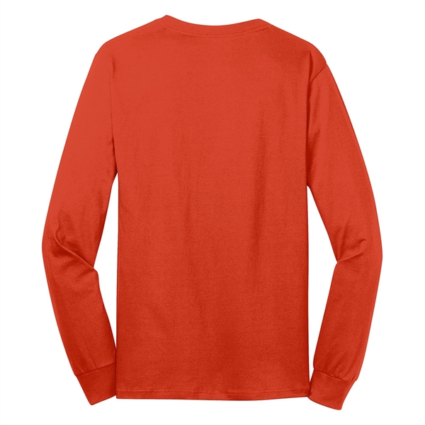 Port & Company 5.4 oz 100% Cotton Long-Sleeve T-Shirt - Port & Company 5.4 oz 100% Cotton Long-Sleeve T-Shirt - Image 12 of 14