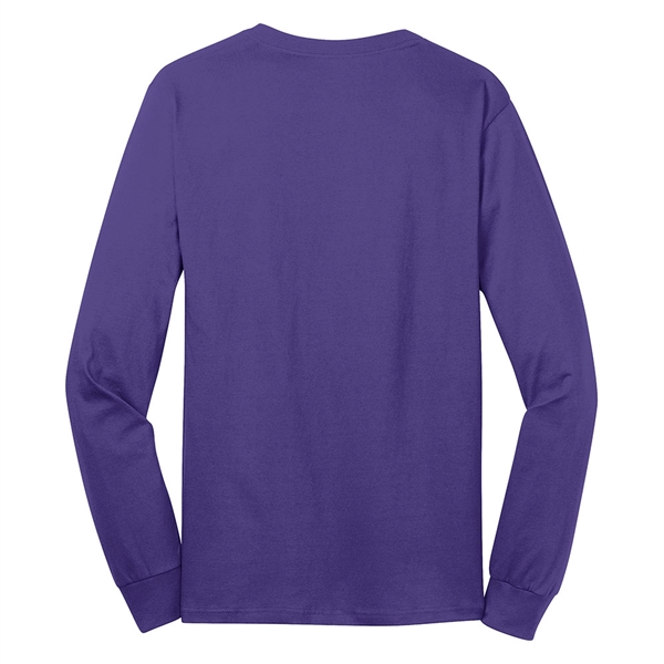 Port & Company 5.4 oz 100% Cotton Long-Sleeve T-Shirt - Port & Company 5.4 oz 100% Cotton Long-Sleeve T-Shirt - Image 13 of 14