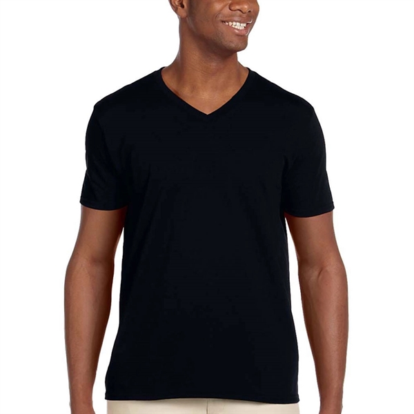 Gildan Softstyle 100% Preshrunk Cotton V-Neck T-shirt - Gildan Softstyle 100% Preshrunk Cotton V-Neck T-shirt - Image 1 of 15