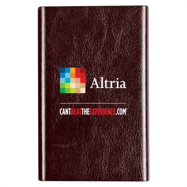 Leatherette Slim Power Bank - Leatherette Slim Power Bank - Image 6 of 12