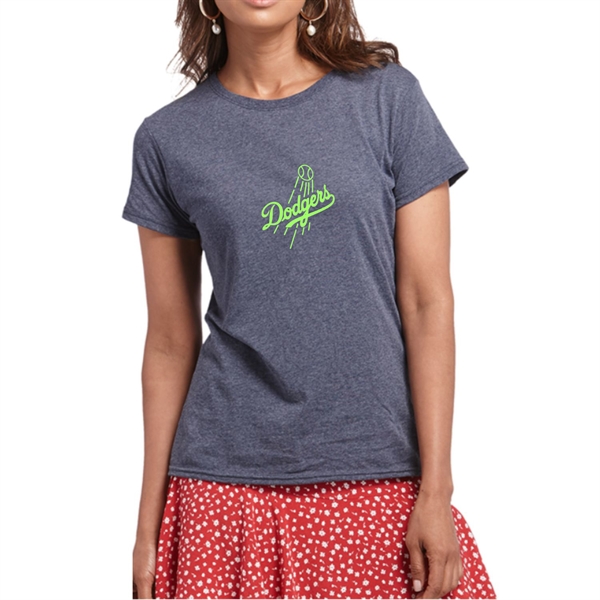 Delta 4.3 oz/ 146 GSM, 100% Cotton Soft Spun Ladies' Tees - Delta 4.3 oz/ 146 GSM, 100% Cotton Soft Spun Ladies' Tees - Image 0 of 17