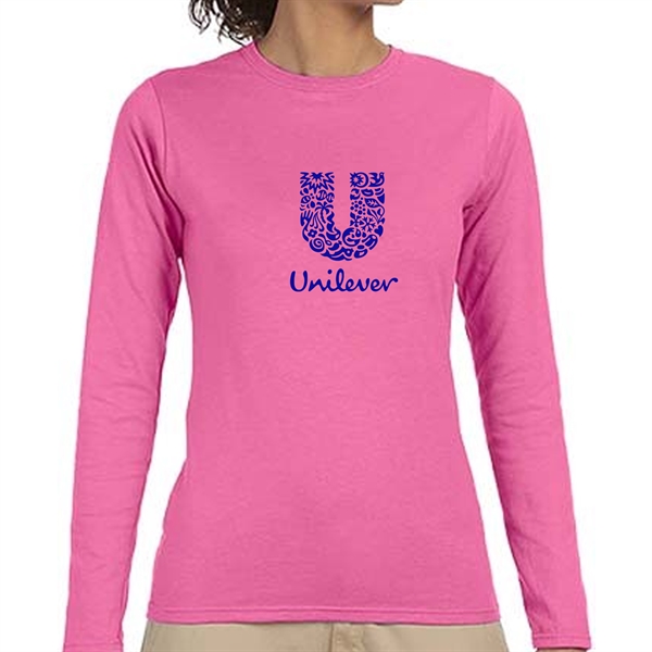 Gildan 4.5 oz 100% Cotton Preshrunk Softstyle Girls' T-shirt - Gildan 4.5 oz 100% Cotton Preshrunk Softstyle Girls' T-shirt - Image 0 of 3