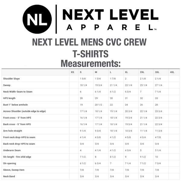 Next Level 4.3 oz 60/40 Combed Cotton/Polyester Mens T-shirt - Next Level 4.3 oz 60/40 Combed Cotton/Polyester Mens T-shirt - Image 17 of 17
