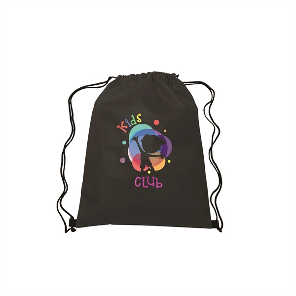 Custom 13"w x 16.5"h Drawstring Non-Woven Bag- 4 Color