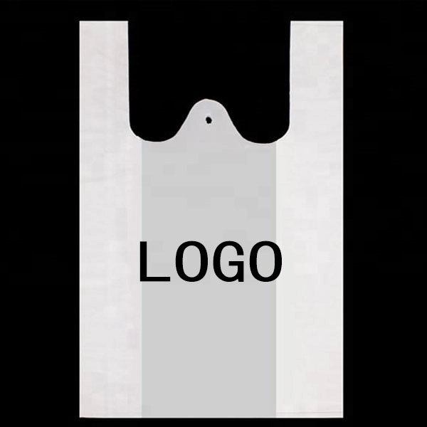 White Plastic Shopping T-shirt Bag (22.8 " x 15 " x 6.3 ") - White Plastic Shopping T-shirt Bag (22.8 " x 15 " x 6.3 ") - Image 0 of 6