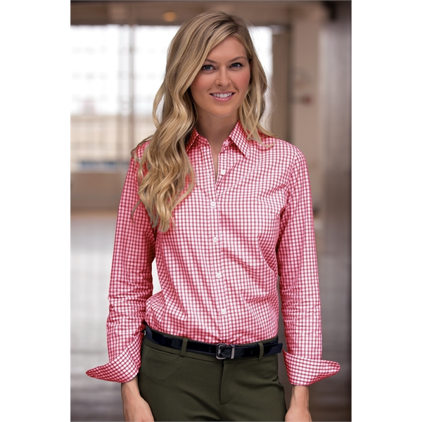 Women's Easy-Care Gingham Check Shirt - Women's Easy-Care Gingham Check Shirt - Image 19 of 73