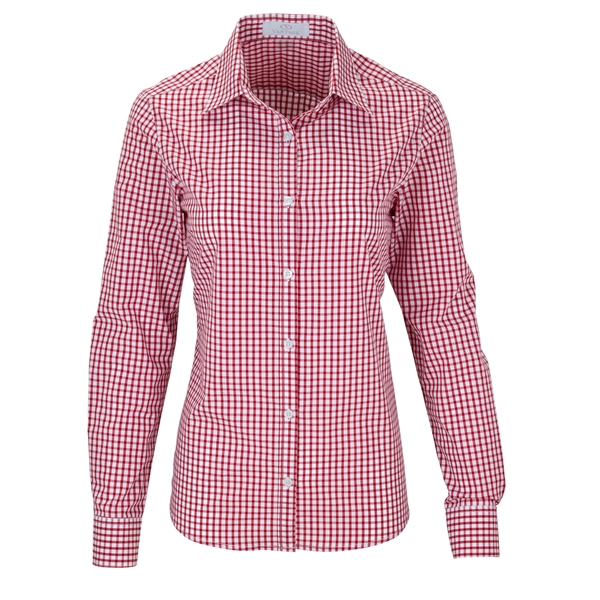 Women's Easy-Care Gingham Check Shirt - Women's Easy-Care Gingham Check Shirt - Image 20 of 73