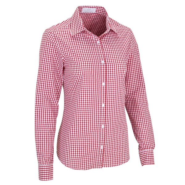 Women's Easy-Care Gingham Check Shirt - Women's Easy-Care Gingham Check Shirt - Image 22 of 73