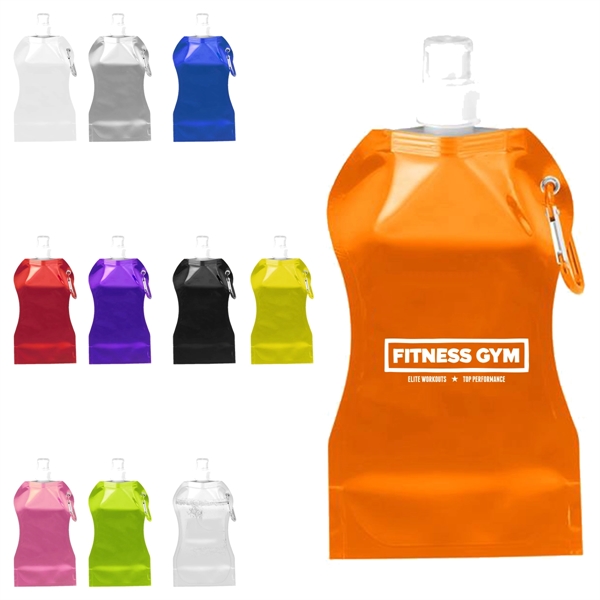 Compact and Handy Wave Collapsible Water Bottle - Compact and Handy Wave Collapsible Water Bottle - Image 0 of 11