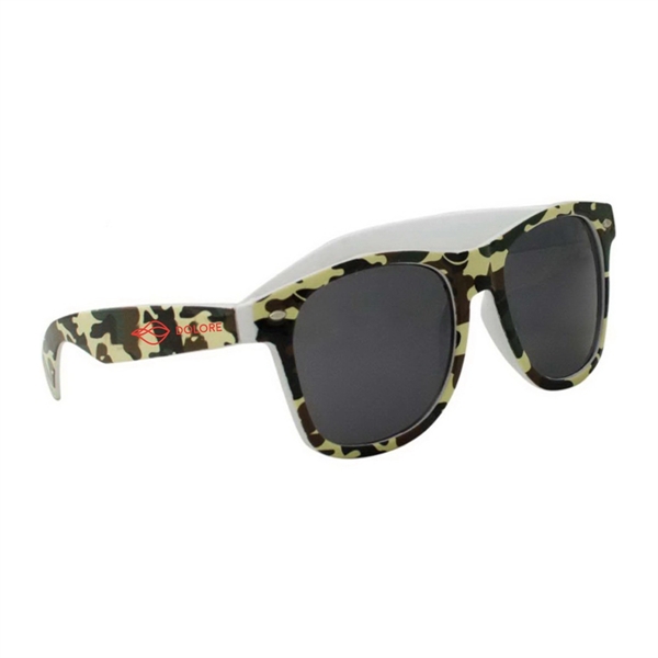 Beach Lover's Camouflage-Designed Hip Sunglasses - Beach Lover's Camouflage-Designed Hip Sunglasses - Image 0 of 1